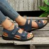 Bequeme Damen Sandalen 2024 Bequeme Lässige Plateau Schuhe für Damen Sommer Strand Römisch Weiblich Leicht Mode Sandalen