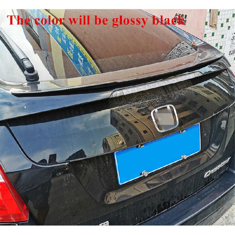 39" Glossy Black Pu Car Rear Roof Lip Trunk Spoiler Wing Lid Tail Sticker Trim