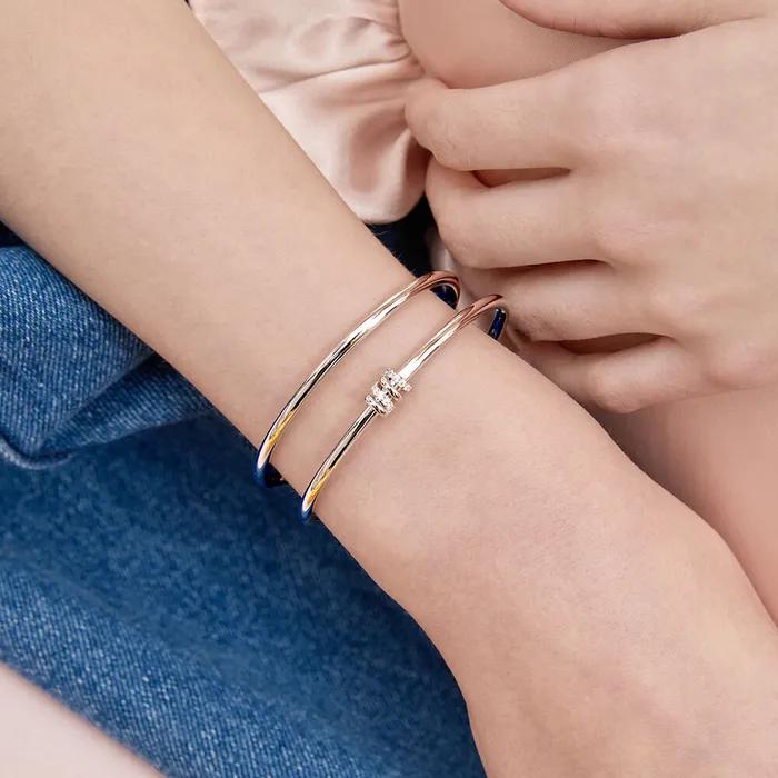 Silver Bangle Bracelet Rhythm RA26A53J