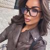 1/4pcs Pilot Sunglasses Women Double Bridge Oversized Square Goggles Classic Designer Eyewear UV400
