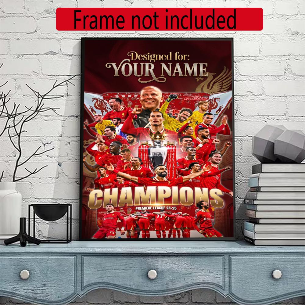 Liverpool Team Personalized Name Round Diamond Painting Kit Diamond Embroidery Painting Rhinestones Mosaic Frameless Handwork Decoration Arts
