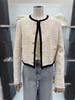 Trimming Tweed Jacket AWWJKP11130