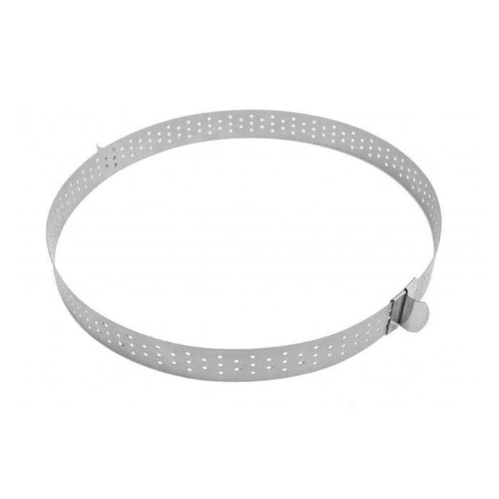 Perforated Expandable Tart Ring - 16 To 30 Cm