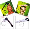 Halloween Horror Props Blood Fake Ax Saws Knife Headband Hair Hoop for Halloween Party Masquerade Mischief Props Decoration
