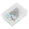 100pcs Flower Head Sewing Pins Flat Head Straight Quilting Pins for Sewing   Projects