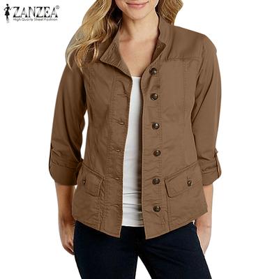 Women Casual O-neck Long Sleeve Cardigan Blouse