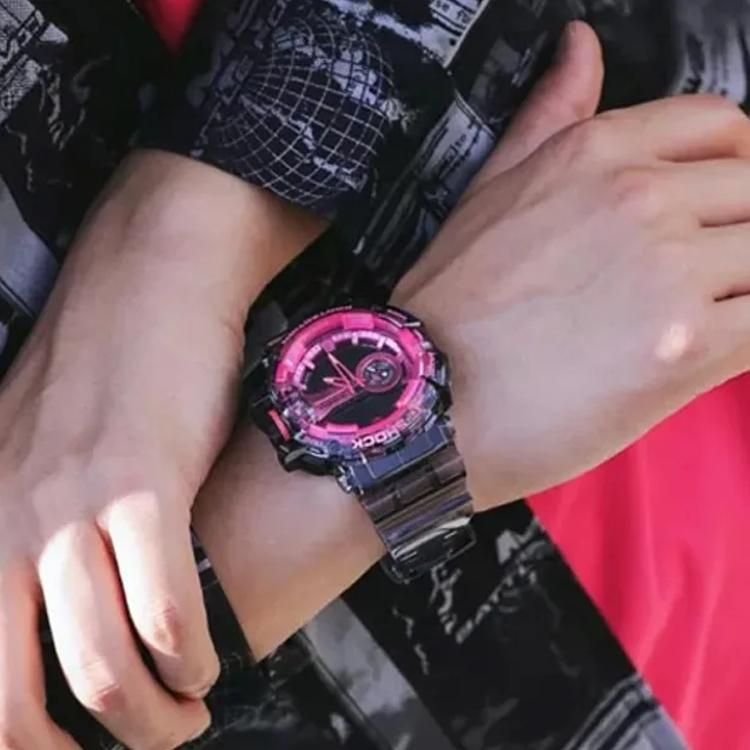 Casio Orologio da uomo Serie 57mm Nero con Doppio Display Digitale/Analogico GA-400SK-1A4DR GA-400SK-1A4DR