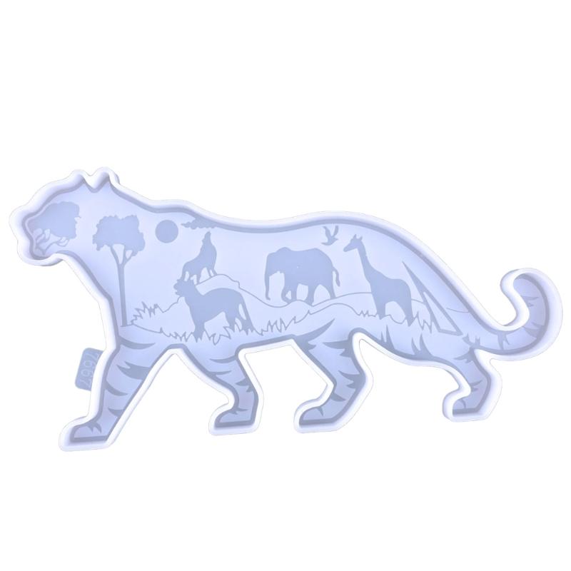 

Форма из эпоксидной смолы Тигр, Силиконовая форма для смолы Животные, Форма для литья эпоксидной смолы Тигр для DIY настенных подвесок, Домашнего декора чистый