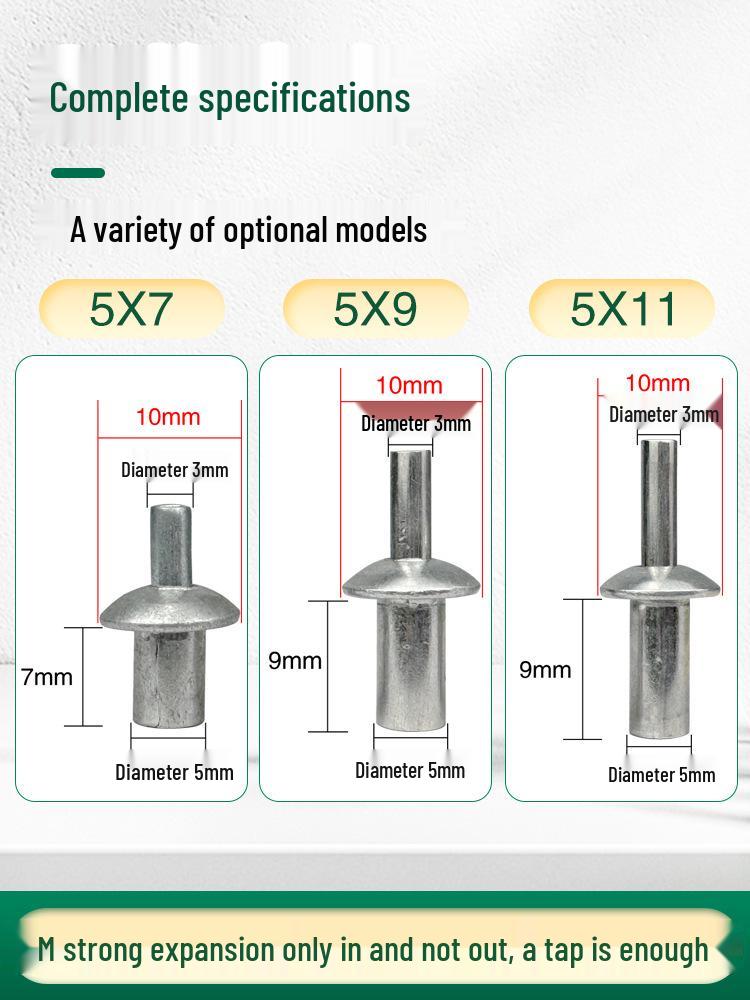 Aluminum Expansion Rivet Screw for Tent Assembly