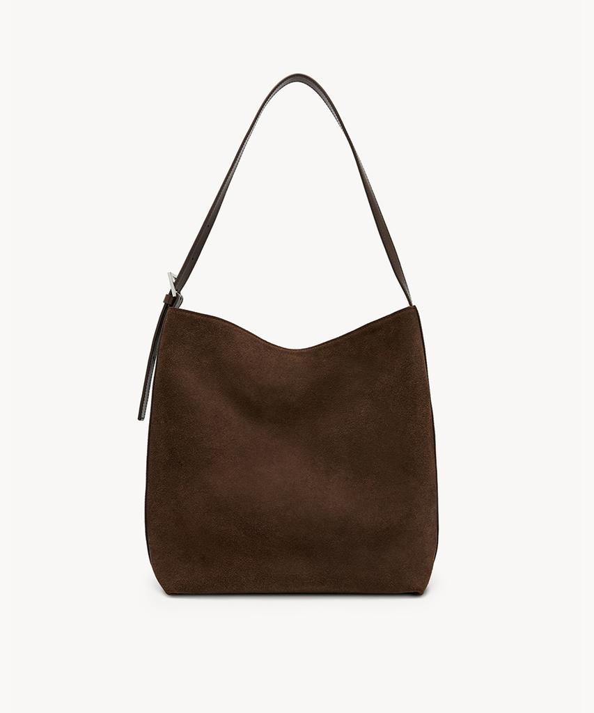 Clave Lily Suede Brown Tote Bag