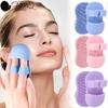 Silicone Face Scrubber Brush Deep Pore Facial Cleaning Exfoliating Tool with Finger Glove Pads Remove Dead Skincare Accessories