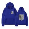 Attack on Titan Survey Corps Men's Hoodies Boys Harajuku Girls Pullover Fancy Music Gift Loose Comfortable Sweatshirt
