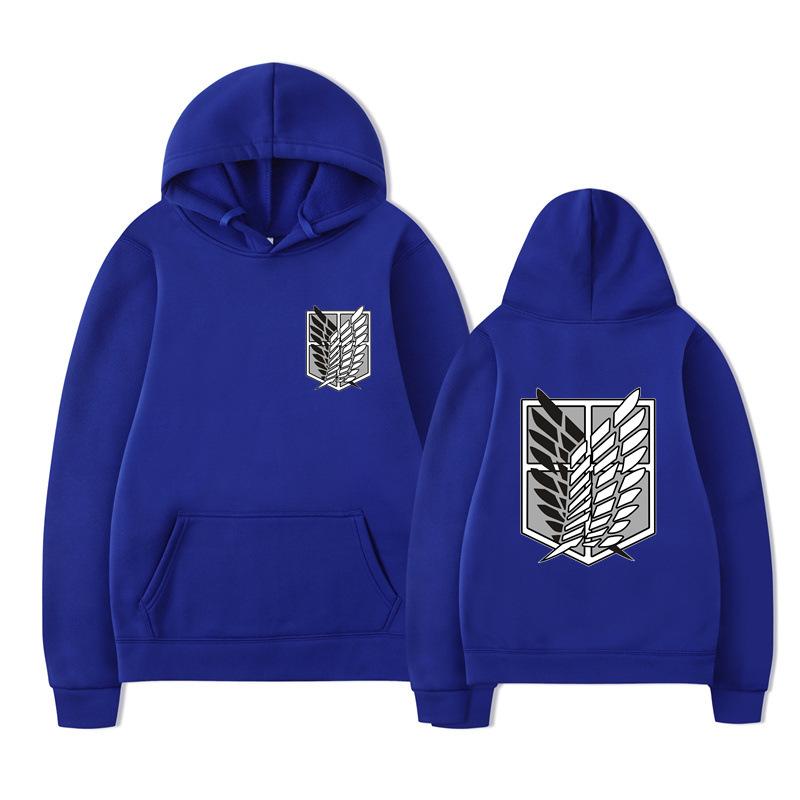 Attack on Titan Survey Corps Men's Hoodies Boys Harajuku Girls Pullover Fancy Music Gift Loose Comfortable Sweatshirt