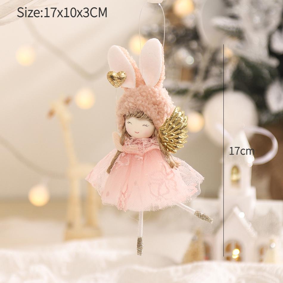 Angel Doll Merry Christmas Ornaments Christmas Decorations for Home Noel Natal Tree Decor Navidad Xmas 2025 New Year 2025 Gifts