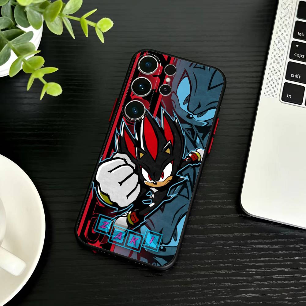 

G-Shadow the Hedgehog Phone Case For Samsung S26,S25,S24,S23,S22,S30,S21,Ultra,Plus,FE 5G Black Soft Cover Samsung S24fe