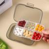 New Small Portable Travel Daily 6 Grids Pill Case Box Organizer Tablet Pills Storage Container for Medicine Vitamin Fish Oils