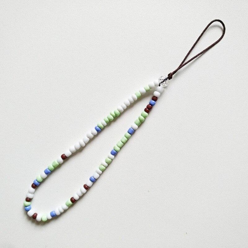 

Керамические ремни для мобильных телефонов с бусинами для Iphone для Android, универсальный браслет для мобильных телефонов, аксессуары для мобильных телефонов