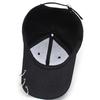 Unique Street Style Baseball Cap Casual Cool Outdoor Accessory With Horn Accents, Safety Pins & Charms For Couples Street Hat