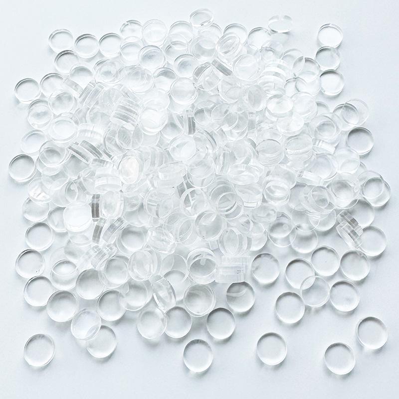 200g Bunte Runde Acryl-Mosaiksteine für DIY-Kunstprojekte