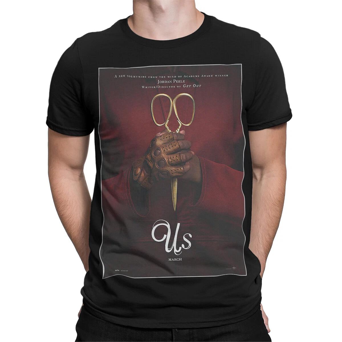 

Us Movie Horror Film Graphic Tee Scissors Glove Men Women Unisex Top 2XL