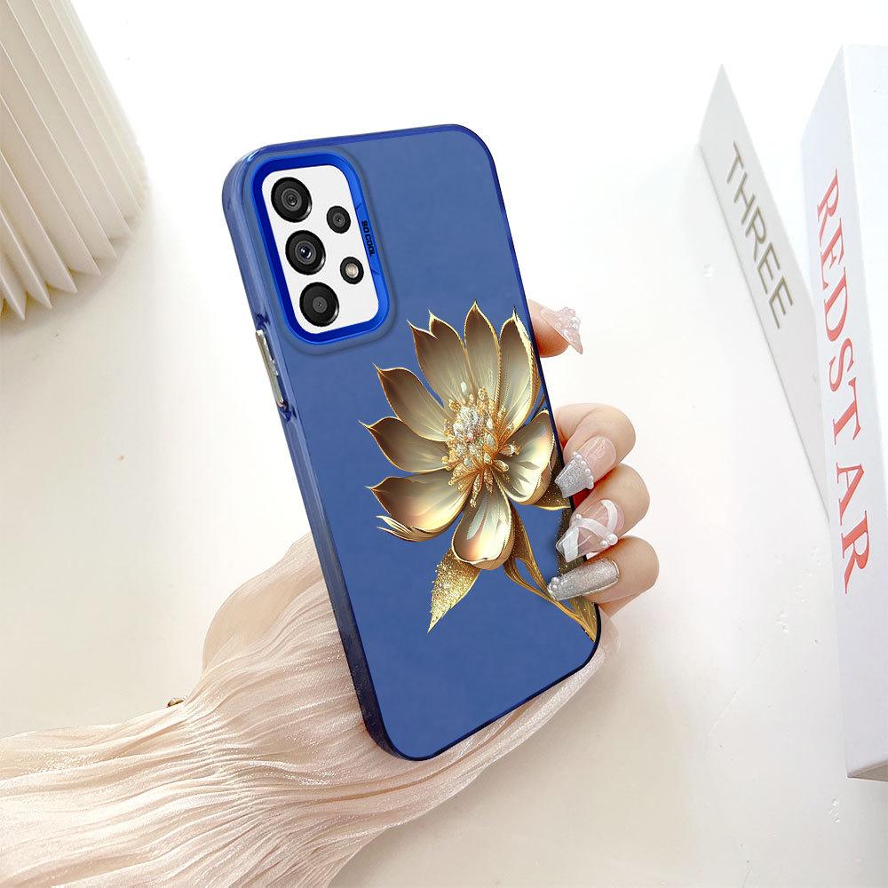 

Окрашенный узор, цветной серебристый, двухсторонний, жесткий, противоударный чехол для телефона Samsung Samsung J5 Prime синий