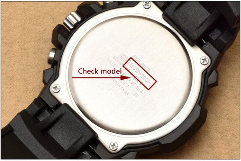 For Casio MCW-100H/110H/W-S220/HDD-S100 WV-200/AE-2000/2100 5434 Resin Strap 16mm Wristwatch Accessories Man Silicone WatchBand