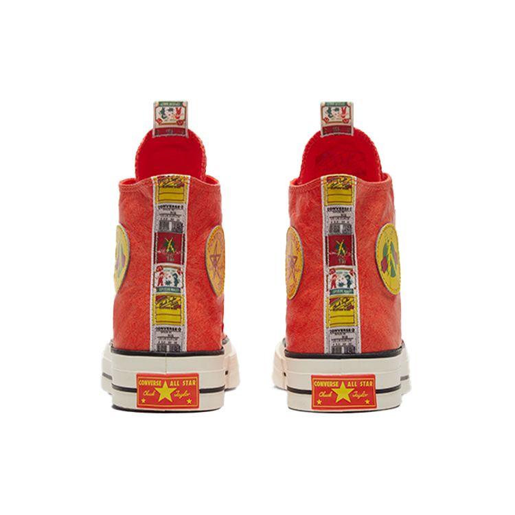 Converse Chuck 70 High Chinese New Year - Firecracker Unisex Sneakers Orange Bright-Poppy Speed-Yellow 170585C