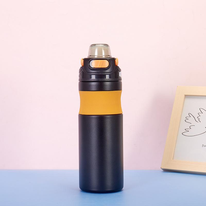 Portable 316 Stainless Steel Thermos Outdoor Portable Bouncing Direct Drinking Sports Kettle Mountaineering Travel Pot