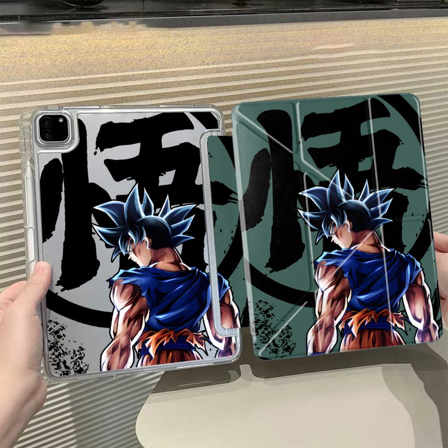 

D-Dragon Ball Saiyan Goku Tablet Case For iPad Pro 2025 Pro 11th 10th 9th 8th 7th 12.9inch Air 4 5 M3 M2 1 2 M4 11inch Mini 6 7 iPad Air 2