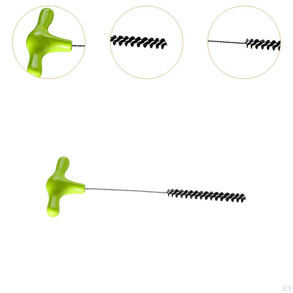 Coffee Steam Wand Tip Cleaning Brush 2.8inch Long 7.5mm Fiber Bristle Versatile for Glass Tubes