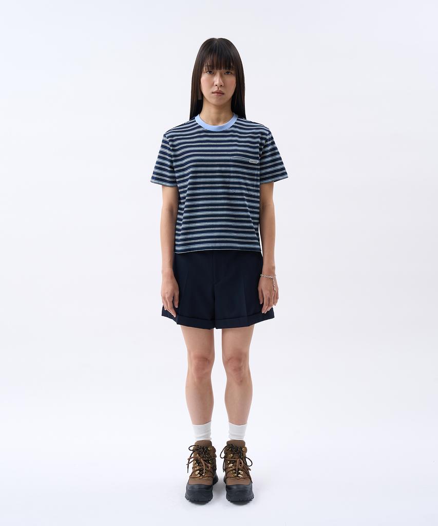Aepeuteopeulei [Women] Savannah Striped T-Shirt Navy