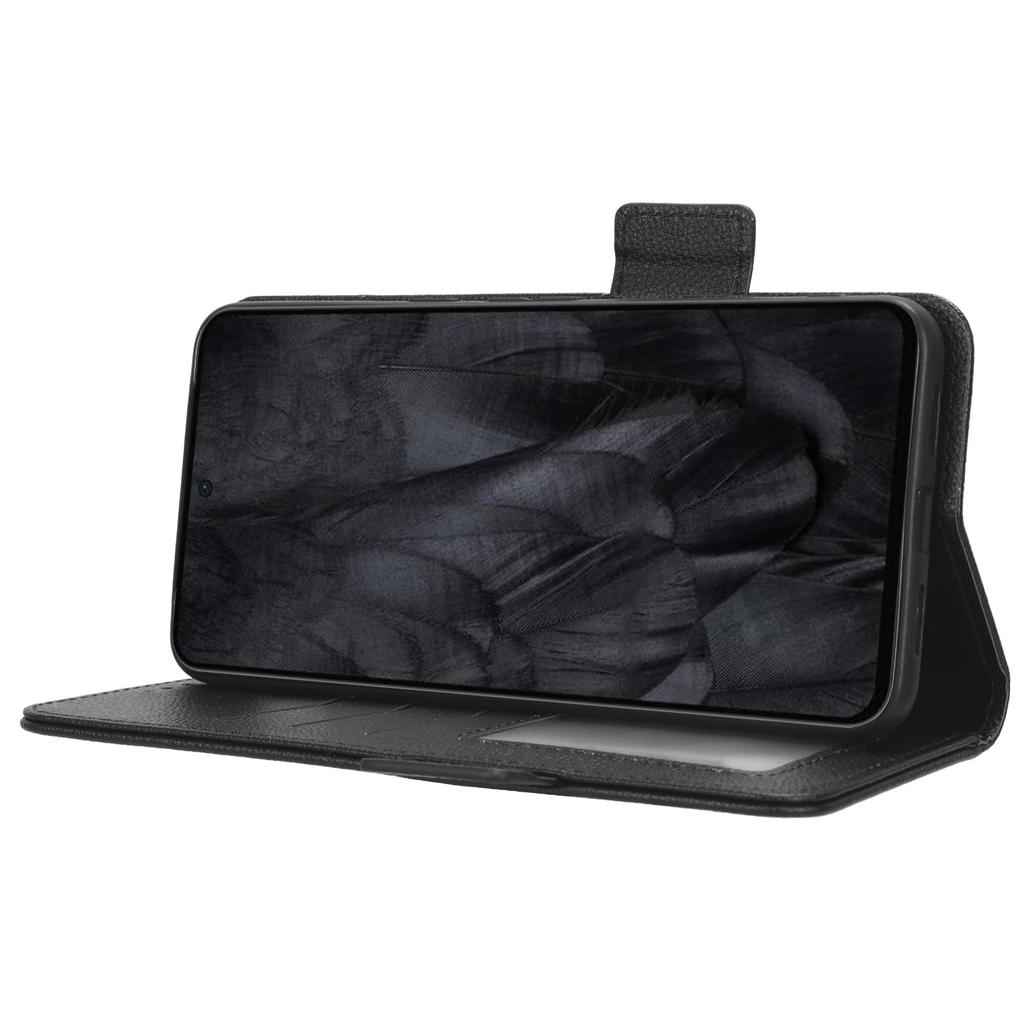 For Google Pixel 8 Pro Litchi Texture Wallet Case PU Leather Stand Magnetic Protective Phone Cover