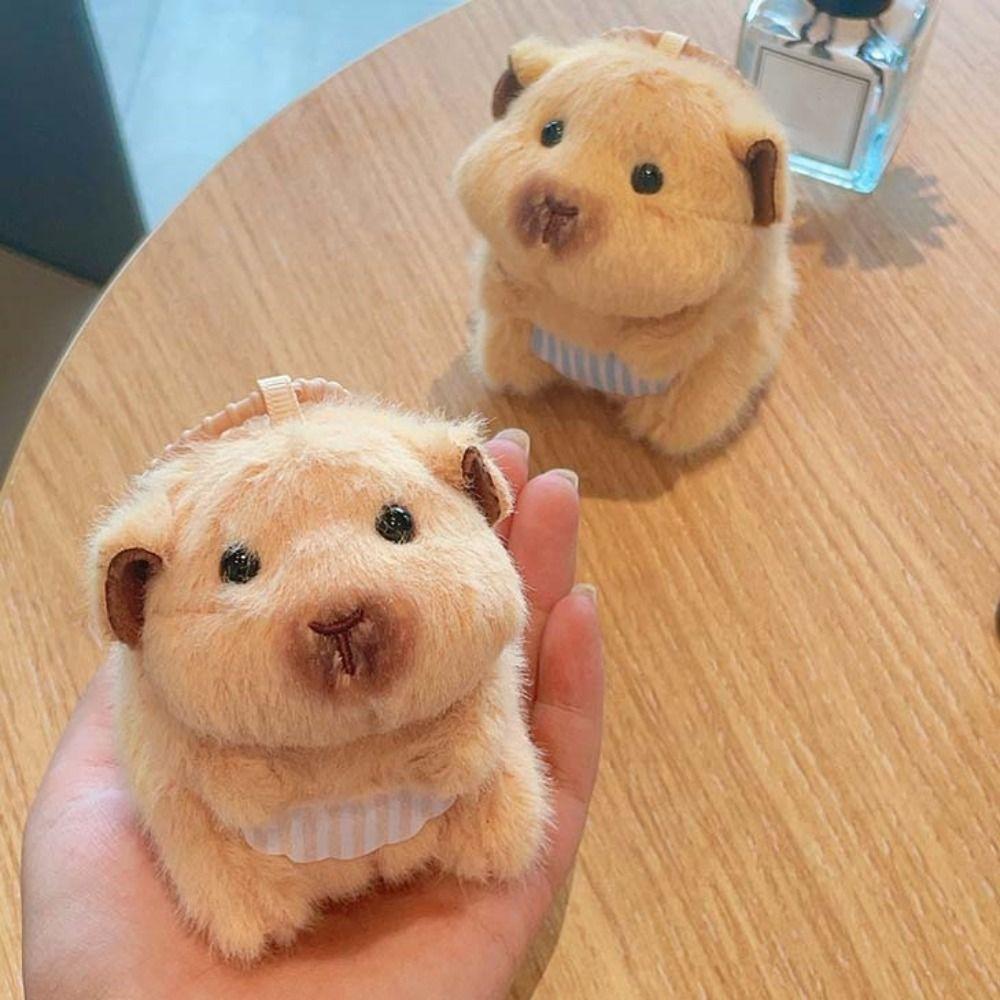 Bag Charm Hamster Plush Pendant Hanging Decoration Hamster Plush Keychain School Bag