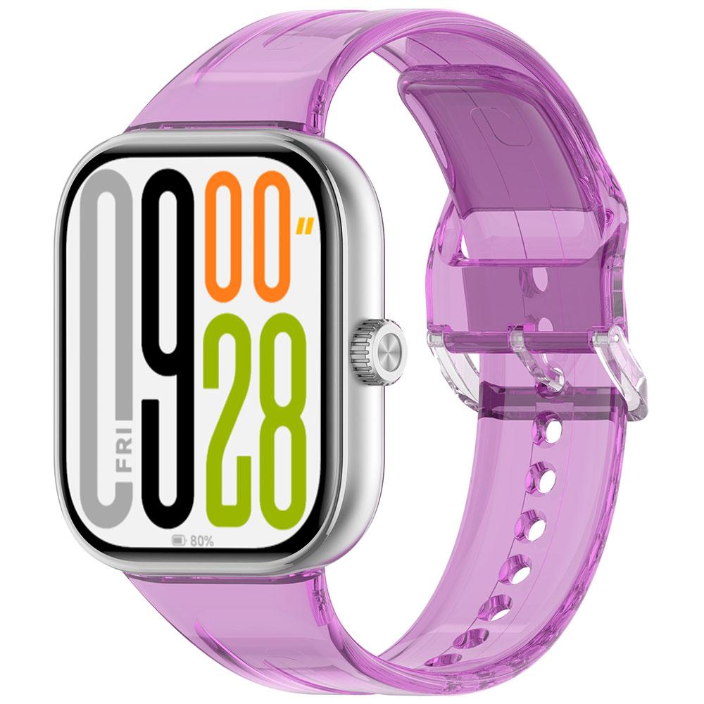 Silikon-Uhrenarmband für Xiaomi Mi Band 9 Pro 8Pro Transparentes Sonnenschein-Farbwechsel-Armband für Redmi Watch 5 4 Armband