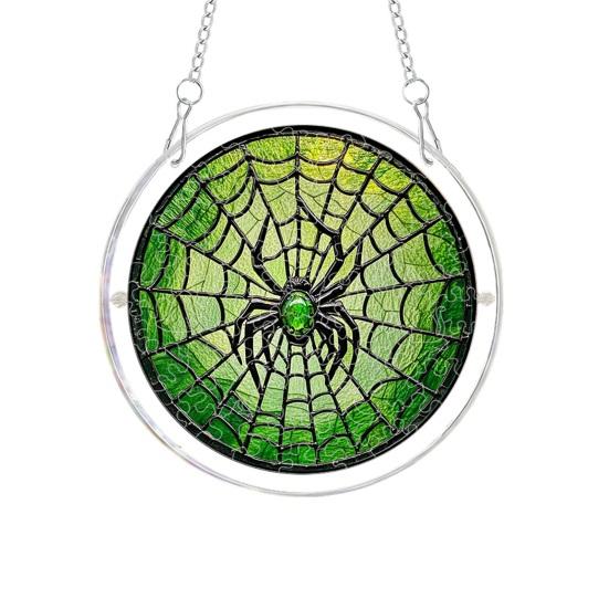 Halloween Acrylic Puzzle Suncatcher Window Hanging7.87 Inch Sun Catcher Window Decoration Ornament Ideal