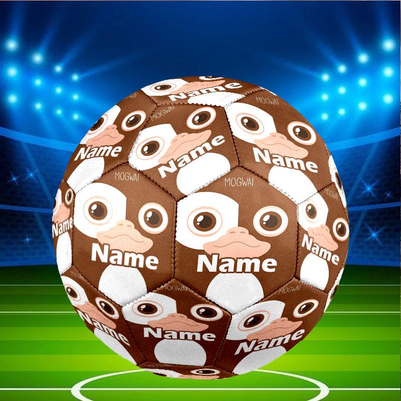 Custom Name Personalized Gizmo (Gremlins) Print Size 5 Soccer Ball Training & Match Football, for Team, Kicking, Gift for Football Enthusiasts