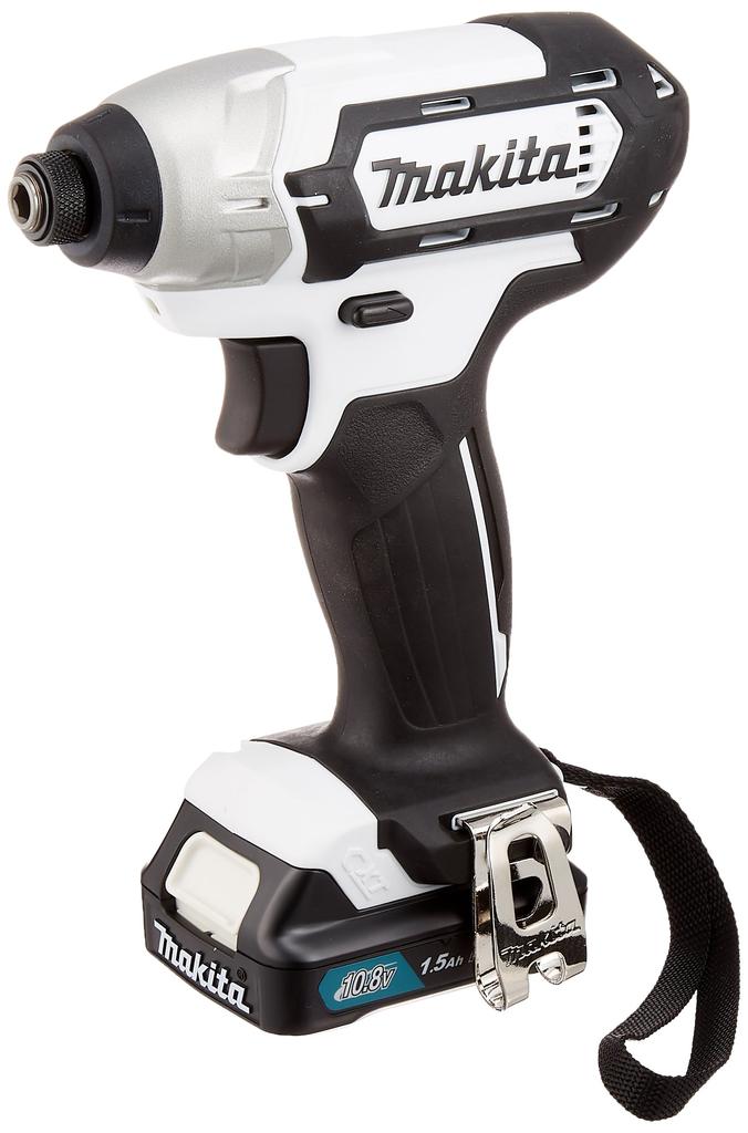 Makita impact driver TD110 white torque 110Nm battery and charger included TD110DSHXW (10.8V) 1.5Ah