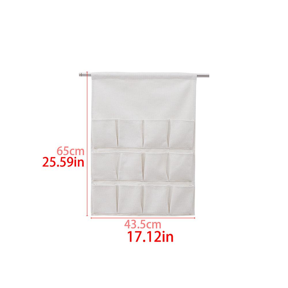 

Pockets Christmas Advent Calendar Practical Decorative Household Organizer Portable Hanging Storage Bag for Dorm Living Party