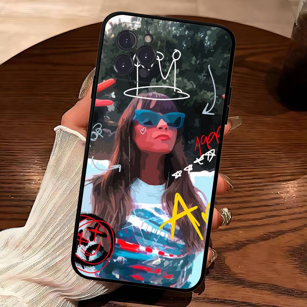 Spanish Singer Aitana Ocana Phone Case For IPhone 17 Air 16 15 14 Plus 13 12 Mini 11 Pro Max Black Cover