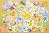 Ensky Postage Stamp Art 26 x 38 cm Jigsaw Puzzle 108 Large Pieces JIGSAW PUZZLE 6 and Pokémon 108-L700 (Ages up)