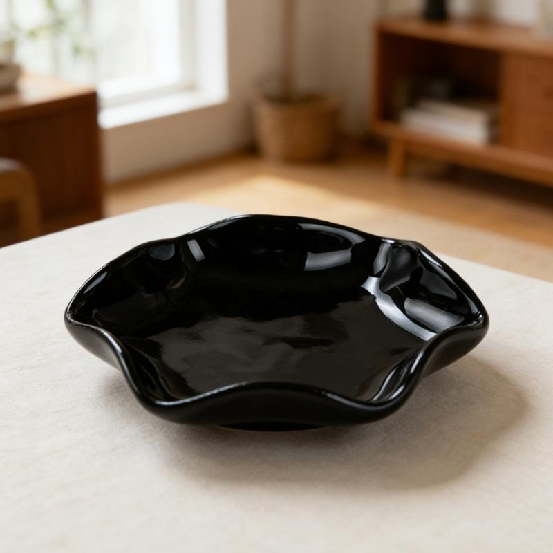 Beautiful Flower Shape Spoon Stand Durable Ceramic Spoon Stand Holder For Kitchen Count Decoration