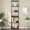 VidaXL Bookcase Brown Oak 50x33x188.5 Cm Engineered Wood 835283