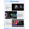 2026 New 2in1 Wired to Wireless CarPlay Adapter, Android Auto Dongle, High-Quality Car Accessory Smart Box 5GHz WiFi Type-C/USB