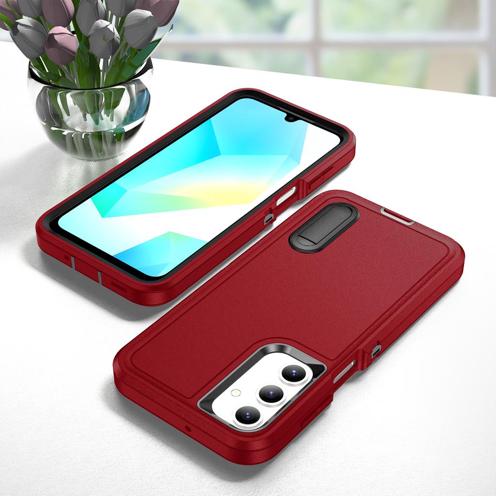 For Samsung A17 5G 4G Fall Protection Hard Armor Case for Samsung Galaxy A17 5g Galaxya17 A 17 Kickstand Phone Cover