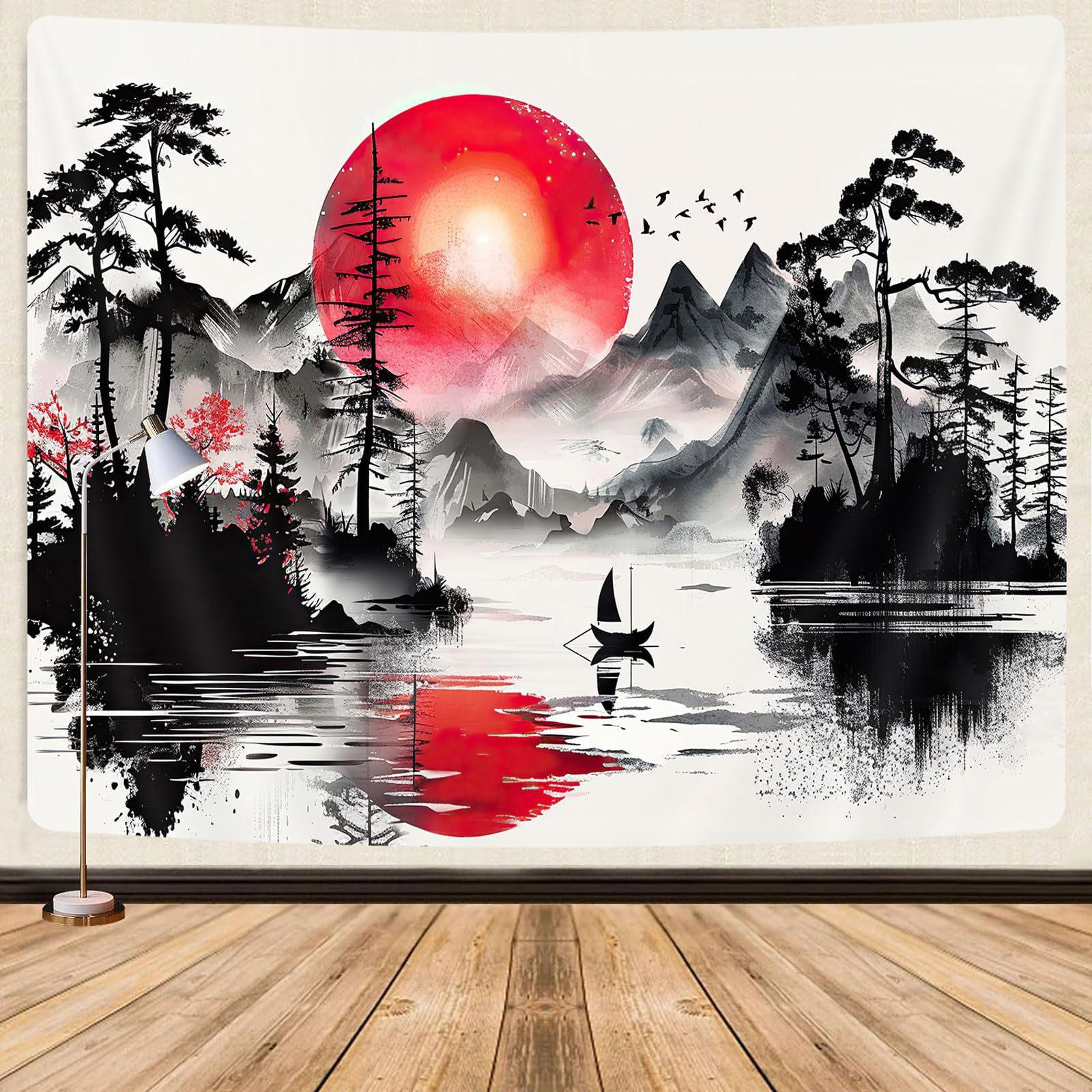 Anime Samurai tapestry 75x100 чёрный