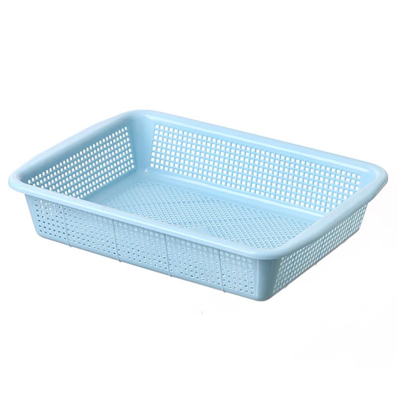 Kapabear Small Rectangular Plastic Kitchen Baskets - Set of 5