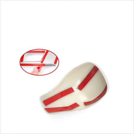 Carbon fiber look Gear Shift Knob Cover Trim 1pcs For Toyota Tacoma 2016-