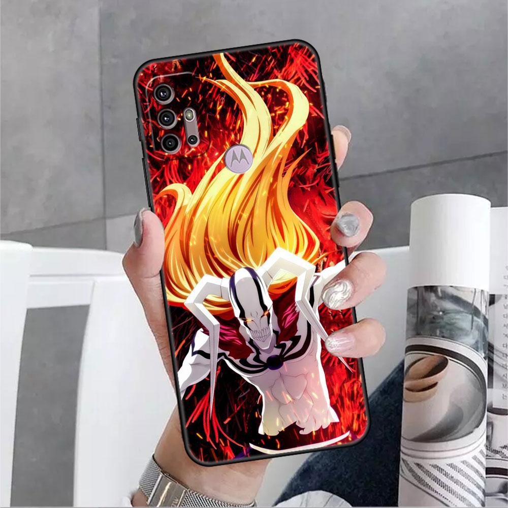 Case For Motorola G60 G30 G22 Edge 20 Lite G31 One Fusion G9 G8 G60s G51 G71 G52 G200 G50 TPU Phone Cover Kurosaki Ichigo Bleach