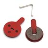 Brake Pads Red Replacement Accessories 33.5*22.4mm