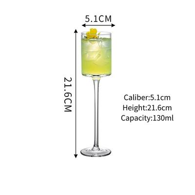 Japanische Handgefertigte Cocktailgläser Becher, Dünnes Weinglas-Goblet, Transparentes Cocktailglas-Becher, Bar Martini Margaret Glasbecher